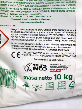 Azofoska Granulowana 3 kg worek