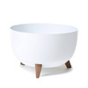 Doniczka Ø250 mm Mira Eco Recycled – Czarna – Lamela