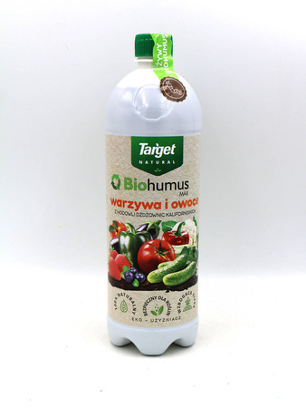 Biohumus Max 1 l ekologiczny biohumus uzyskiwany z hodowli dżdżownic