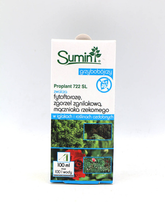 Proplant 722 SL Zwalcza Choroby w Iglakach i Innych Roślinach Ozdobnych 100 ml