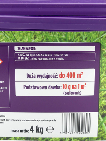 Antymech mikrogranulat SUBSTRAL 4 kg zwalcza mech na trawniku