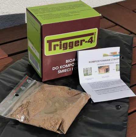 TRIGGER-4 100 g + 2 worki kompostowe 80l