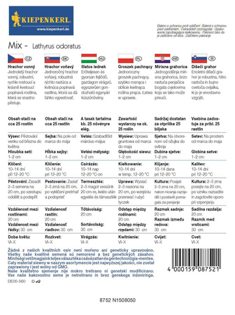 Groszek Pachnący Mix – Kiepenkerl