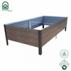 Podwyższona grządka – Woodlook Brązowy – Klasika Garden