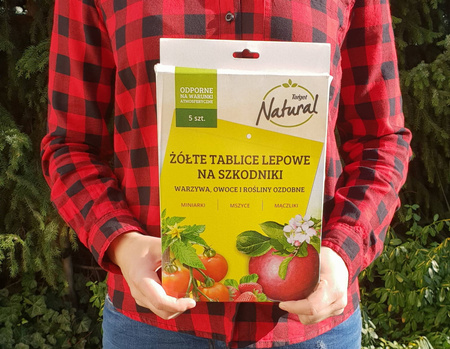 Żółte tablice lepowe likwidujące mszyce, mączliki i inne szkodniki 5 szt. Target