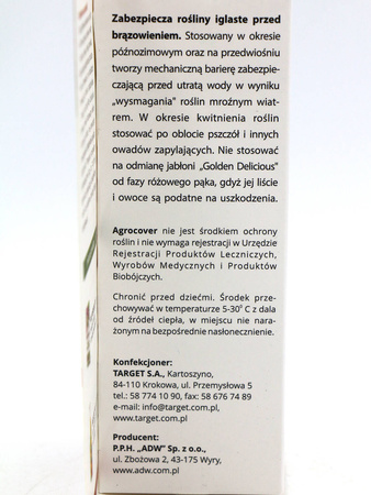 AGROCOVER KONCENTRAT - MSZYCE, PRZĘDZIORKI, TARCZNIKI 50 ML
