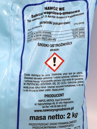 Saletra Wapniowo- Amonowa 2 kg