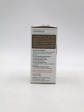 Korzonek D 30 ml ukorzeniacz do roślin zdrewniałych