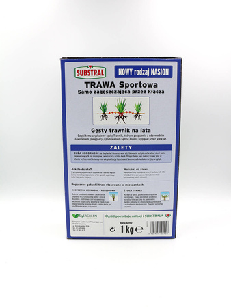 TRAWA Samo ZAGĘSZCZAJĄCA SPORTOWA 1 kg SUBSTRAL