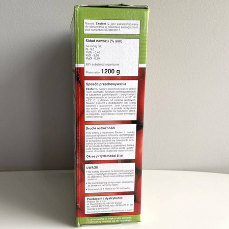 Ekofert - Nawóz Organiczny do Pomidorów 1,2 kg
