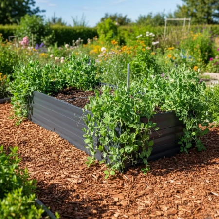 Podwyższona Grządka GPPS – Szara 150x75x30 cm – Klasika Garden
