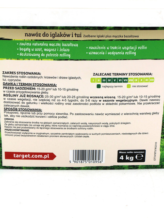 Nawóz Zadbane Iglaki - Do Iglaków i Tui 4 kg