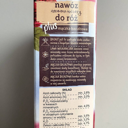 Nawóz Zadbane Kwiaty - Do Róż 1 kg