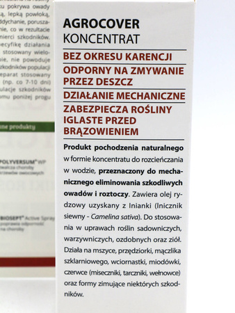 AGROCOVER KONCENTRAT - MSZYCE, PRZĘDZIORKI, TARCZNIKI 50 ML