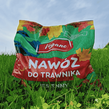 Jesienny nawóz do trawnika Vegano – z mączką bazaltową 16 kg (2x8 kg)
