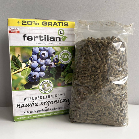 Fertilan - Nawóz Organiczny do Roślin Jagodowych i Sadowniczych 1,2 kg