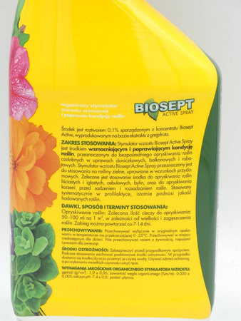 Biosept Active wyciąg z grejpfruta poprawiający odporność na choroby w sprayu 750 ml Target